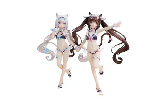 Nekopara - Vanilla - Chocola - KDcolle - 1/7 - Maid Swimsuit Ver. - Special Set (Alice Glint, Kadokawa) [Shop Exclusive]ㅤ – Kadokawa – ActionFigureBrasil