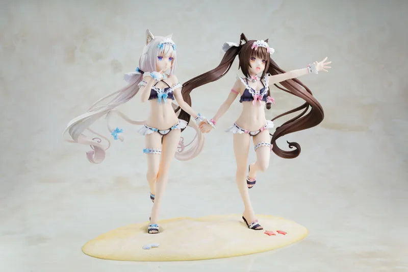 Nekopara - Vanilla - Chocola - KDcolle - 1/7 - Maid Swimsuit Ver. - Special Set (Alice Glint, Kadokawa) [Shop Exclusive]ㅤ – Kadokawa – ActionFigureBrasil