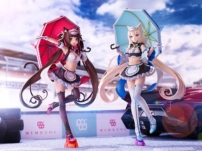 NekoPara Vol.1 - Chocola - 1/7 - Race Queen ver. (Mimeyoi) [Shop Exclusive]ㅤ – Mimeyoi – ActionFigureBrasil — acessórios