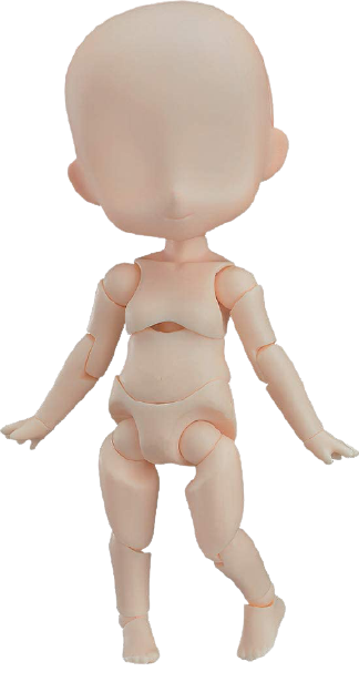 Nendoroid Doll - Archetype Girl - Cream (Good Smile Company)ㅤ – Good Smile Company – ActionFigureBrasil