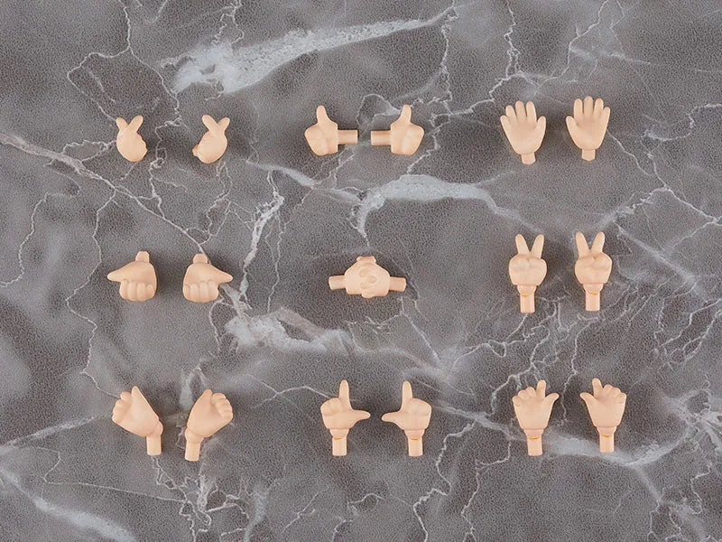 Nendoroid Doll Hand Parts Set 02 (almond milk)ㅤ – Good Smile Company – ActionFigureBrasil