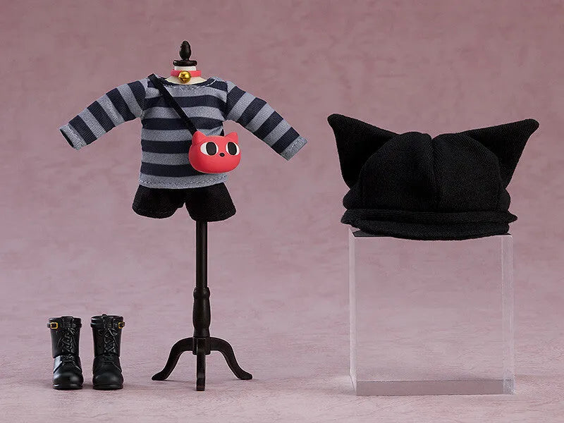 Nendoroid Doll: Outfit Set - Cat-Themed Outfit - Gray (Good Smile Company)ㅤ – Good Smile Company – ActionFigureBrasil