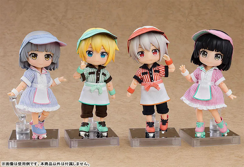 Nendoroid Doll Outfit Set Diner:Girl (Blue)ㅤ – Good Smile Company – ActionFigureBrasil