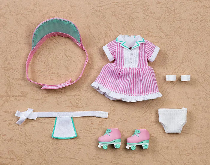 Nendoroid Doll Outfit Set Diner:Girl (Pink)ㅤ – Good Smile Company – ActionFigureBrasil