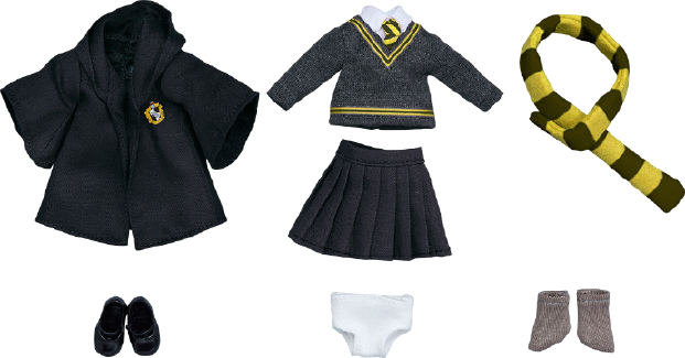 Nendoroid Doll: Outfit Set - Harry Potter Hufflepuff Uniform - Girl (Good Smile Company)ㅤ – Good Smile Company – ActionFigureBrasil