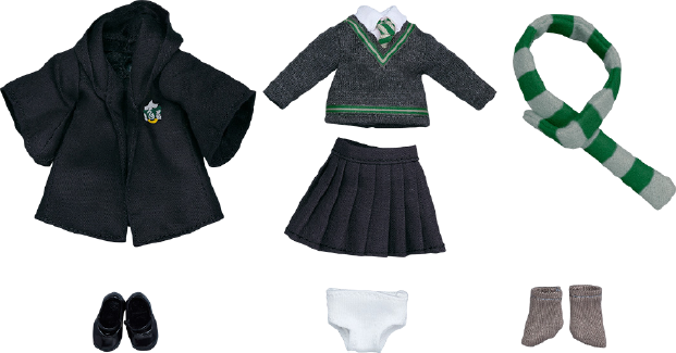 Nendoroid Doll: Outfit Set - Harry Potter Slytherin Uniform - Girl (Good Smile Company)ㅤ – Good Smile Company – ActionFigureBrasil