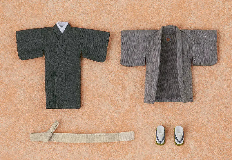 Nendoroid Doll: Outfit Set - Kimono - Boy, Gray (Good Smile Company)ㅤ – Good Smile Company – ActionFigureBrasil