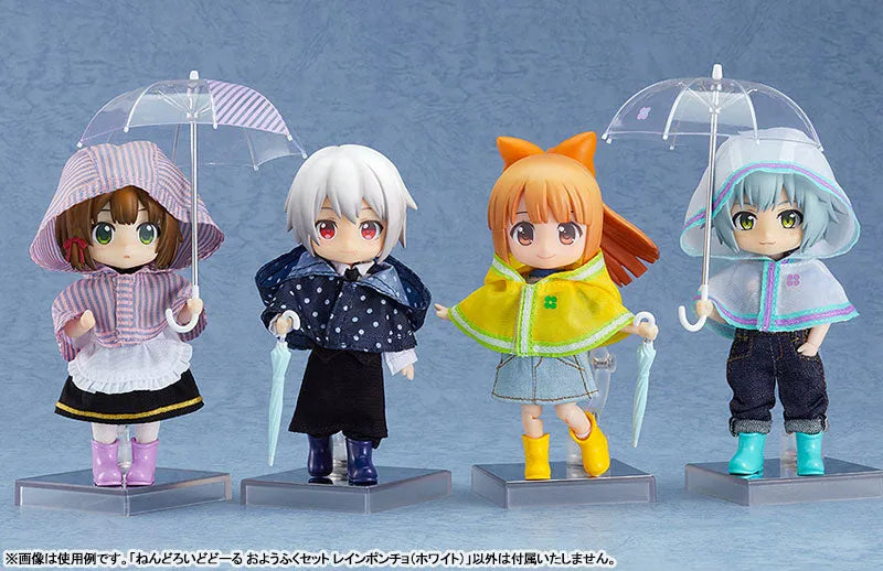 Nendoroid Doll Outfit Set Rain Poncho (White)ㅤ – Good Smile Company – ActionFigureBrasil