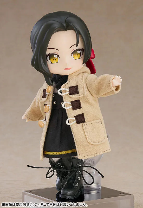 Nendoroid Doll Warm Clothing Set: Boots & Duffle Coat (Beige)ㅤ – Good Smile Company – ActionFigureBrasil