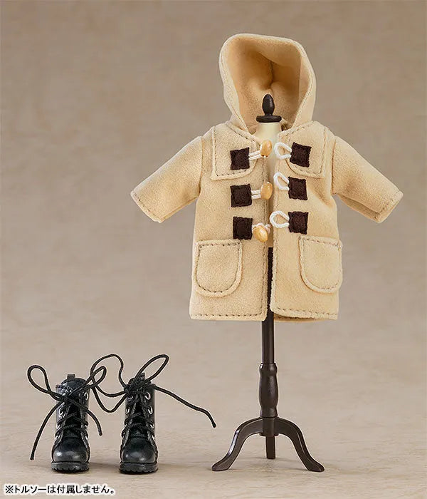 Nendoroid Doll Warm Clothing Set: Boots & Duffle Coat (Beige)ㅤ – Good Smile Company – ActionFigureBrasil