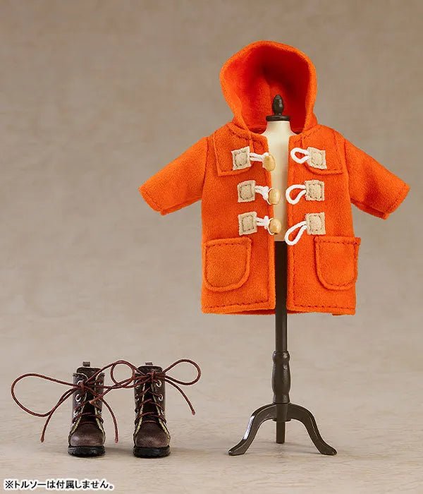 Nendoroid Doll Warm Clothing Set: Boots & Duffle Coat (Orange)ㅤ – Good Smile Company – ActionFigureBrasil