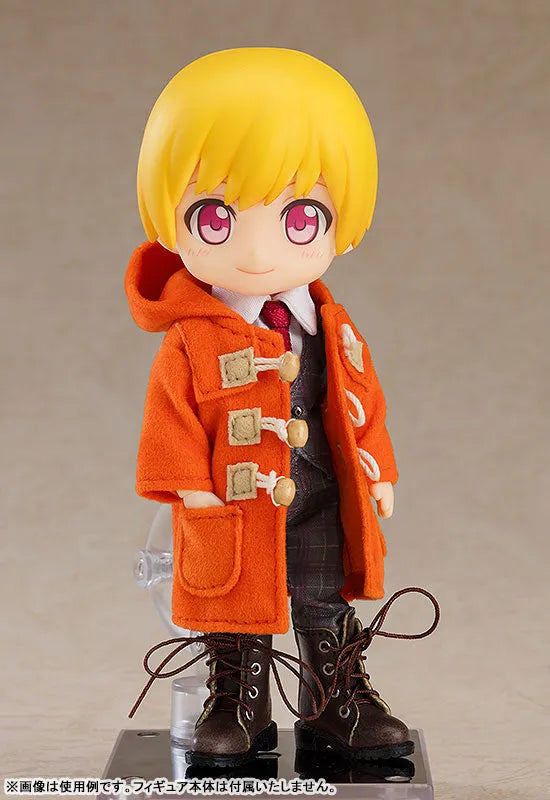 Nendoroid Doll Warm Clothing Set: Boots & Duffle Coat (Orange)ㅤ – Good Smile Company – ActionFigureBrasil