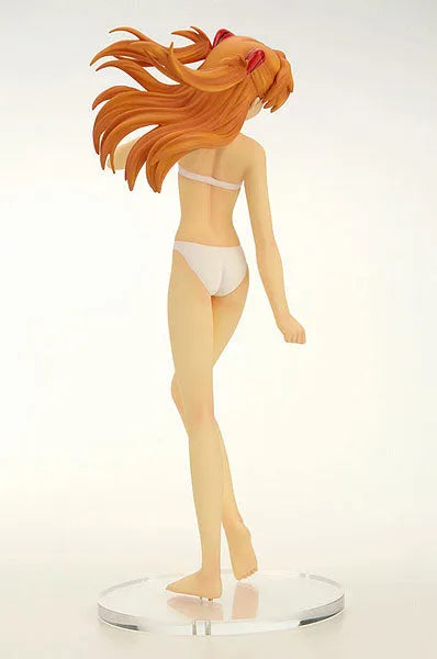 Neon Genesis Evangelion - Asuka Swimsuit (White) Ver. 1/8ㅤ – Aizu Project – ActionFigureBrasil — ângulo diferente