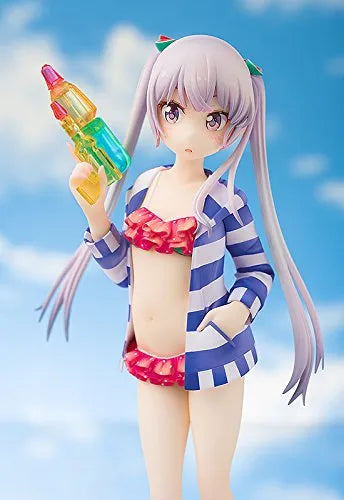 New Game!! - Suzukaze Aoba - 1/8 - Swimsuit Style (Aquamarine, Good Smile Company)ㅤ – Aquamarine – ActionFigureBrasil — ângulo diferente