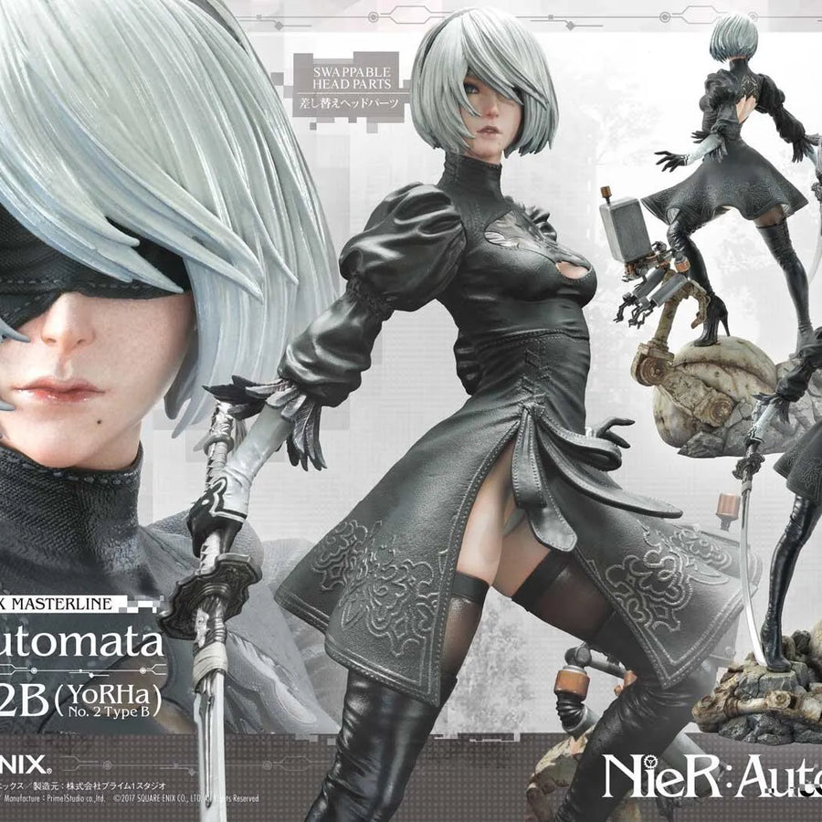 NieR:Automata 1/4 Scale - 2B (YoRHa No. 2 Type B) (Regular Version) NieR:Automata – Prime1Studio – ActionFigure Brasil