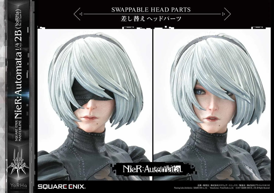 NieR:Automata 1/4 Scale - 2B (YoRHa No. 2 Type B) (Regular Version) NieR:Automata – Prime1Studio – ActionFigure Brasil