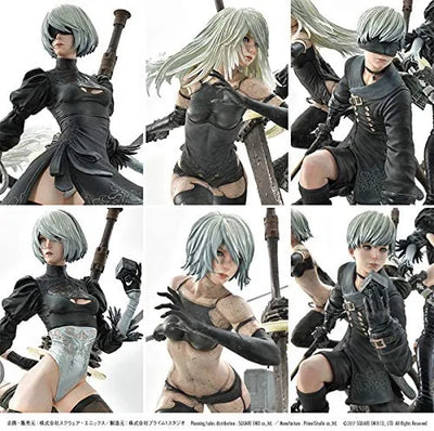 NieR: Automata - Pod 042 - Pod 153 - YoRHa No. 2 Type B - YoRHa No. 9 Type S - YoRHa Type A No.2 - Square Enix Masterline SEM-01DX - 1/4 - Deluxe version (Prime 1 Studio)ㅤ – Prime 1 Studio – ActionFigureBrasil — embalagem