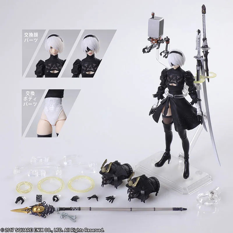 NieR: Automata - Pod 042 - YoRHa No. 2 Type B - Bring Arts - 2.0 (Square Enix)ㅤ – Square Enix – ActionFigureBrasil