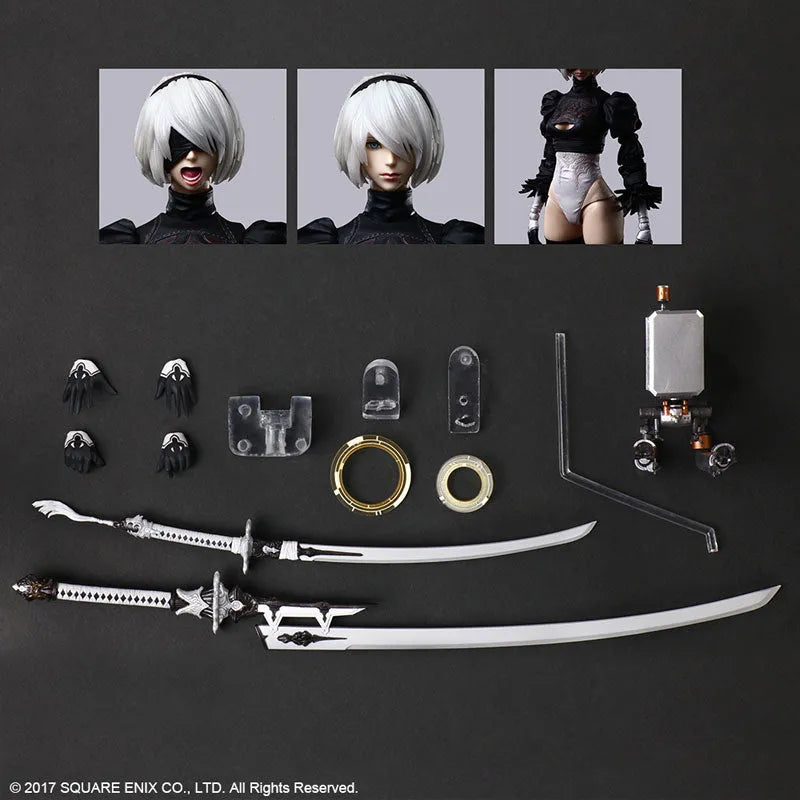 NieR: Automata - Pod 042 - YoRHa No. 2 Type B - Play Arts Kai - DX Edition - 2022 Re-release (Square Enix)ㅤ – Square Enix – ActionFigureBrasil