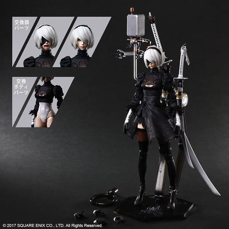 NieR: Automata - Pod 042 - YoRHa No. 2 Type B - Play Arts Kai - DX Edition - 2022 Re-release (Square Enix)ㅤ – Square Enix – ActionFigureBrasil