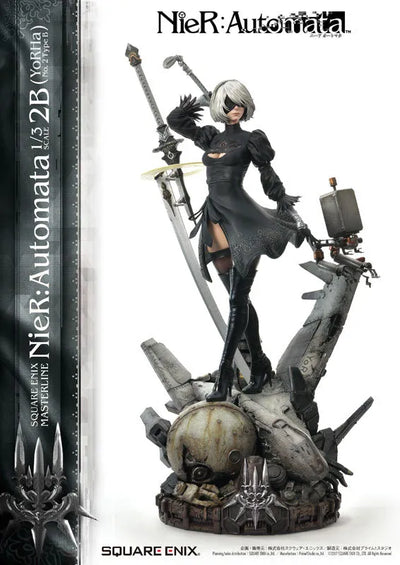 NieR: Automata - Pod 042 - YoRHa No. 2 Type B - Square Enix Masterline SEM-05 - 1/3 (Prime 1 Studio, Square Enix)ㅤ – Prime 1 Studio – ActionFigureBrasil — ângulo diferente