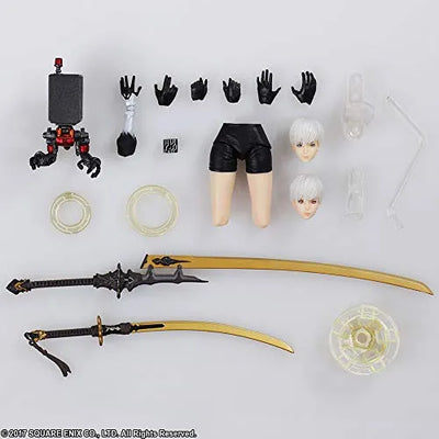NieR: Automata - Pod 153 - YoRHa No. 9 Type S - Bring Arts (Square Enix)ㅤ – Square Enix – ActionFigureBrasil — ângulo diferente