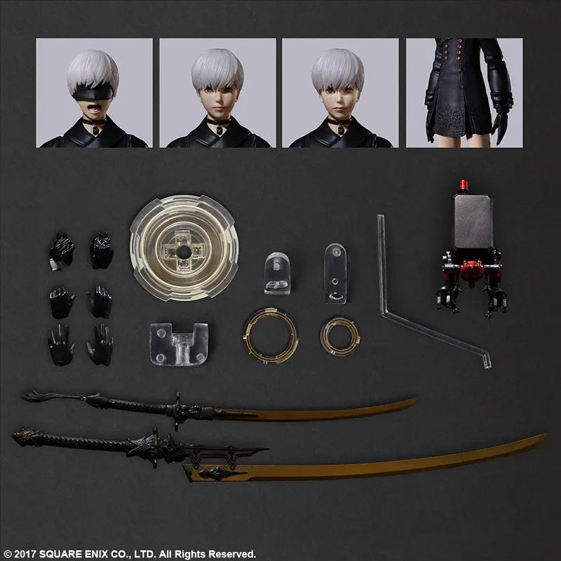 NieR: Automata - Pod 153 - YoRHa No. 9 Type S - Play Arts Kai - DX Edition (Square Enix)ㅤ – Square Enix – ActionFigureBrasil