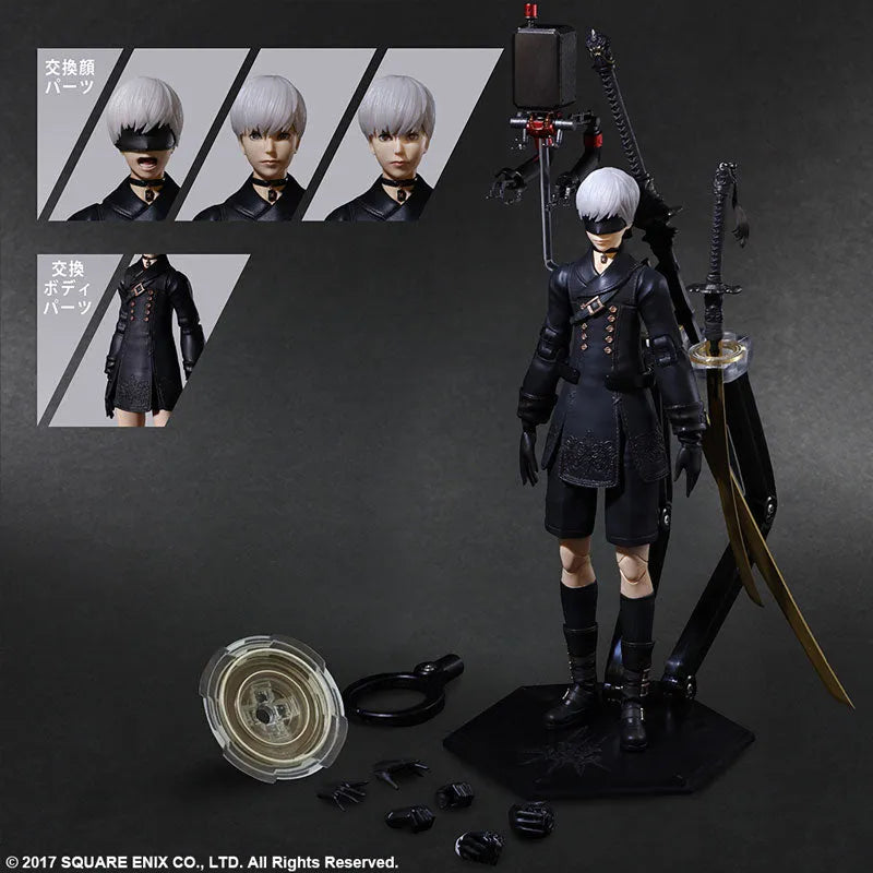 NieR: Automata - Pod 153 - YoRHa No. 9 Type S - Play Arts Kai - DX Edition (Square Enix)ㅤ – Square Enix – ActionFigureBrasil