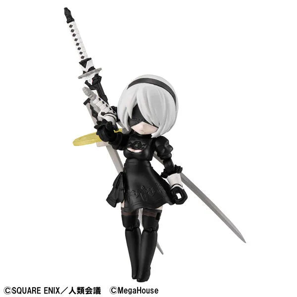 NieR:Automata Ver1.1a - Pod 042 - YoRHa No. 2 Type B - Desktop Army (MegaHouse)ㅤ – MegaHouse – ActionFigureBrasil