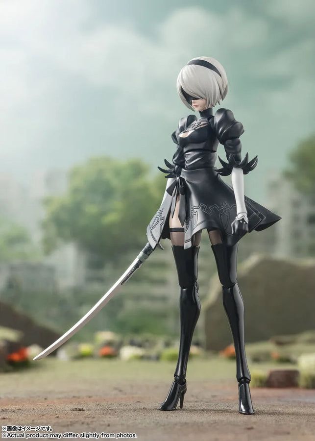 NieR:Automata Ver1.1a - Pod 042 - YoRHa No. 2 Type B - S.H.Figuarts (Bandai Spirits)ㅤ – Bandai Spirits – ActionFigureBrasil