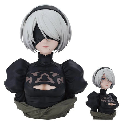 NieR:Automata Ver1.1a - YoRHa No. 2 Type B - ArtScale - Bust - Ichiban Kuji NieR:Automata Ver1.1a - B Prize (Bandai Spirits)ㅤ – Bandai Spirits – ActionFigureBrasil — ângulo diferente