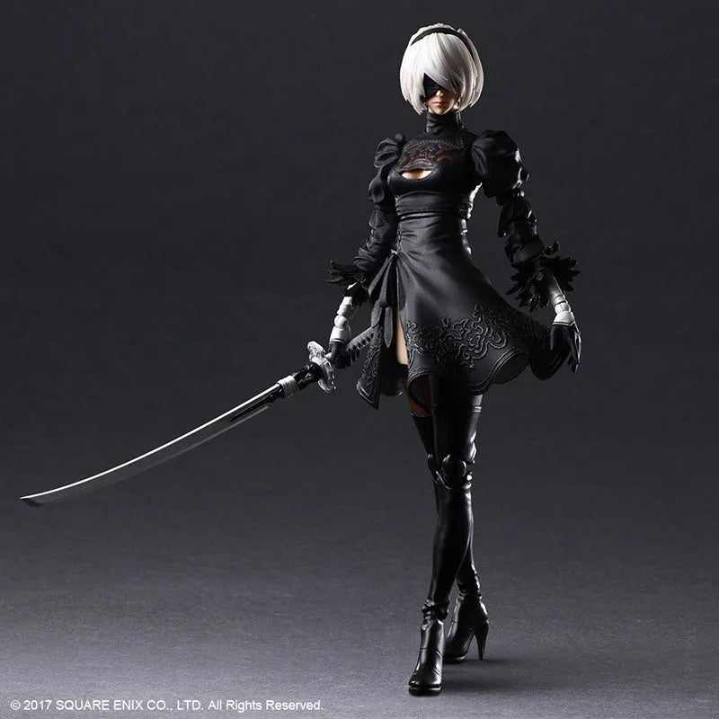 NieR: Automata - YoRHa No. 2 Type B - Play Arts Kai (Square Enix)ㅤ – Square Enix – ActionFigureBrasil