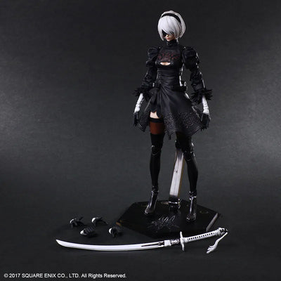 NieR: Automata - YoRHa No. 2 Type B - Play Arts Kai (Square Enix)ㅤ – Square Enix – ActionFigureBrasil — com base expositora