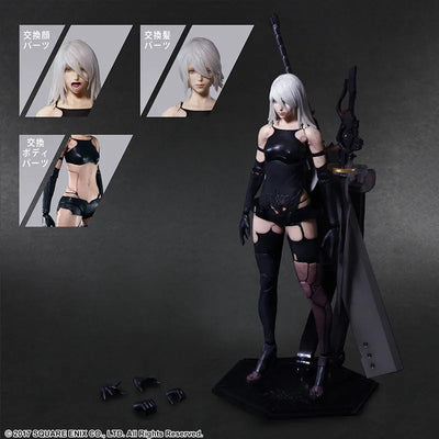 NieR: Automata - YoRHa Type A No.2 - Play Arts Kai - DX Edition (Square Enix)ㅤ – Square Enix – ActionFigureBrasil — ângulo diferente