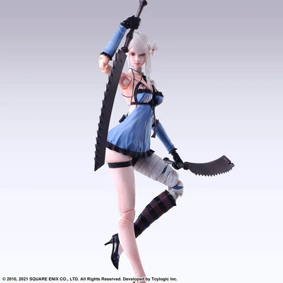 NieR Replicant ver.1.22474487139... - Kaine - Shiro no Sho - Play Arts Kai (Square Enix)ㅤ – Square Enix – ActionFigureBrasil — ângulo diferente