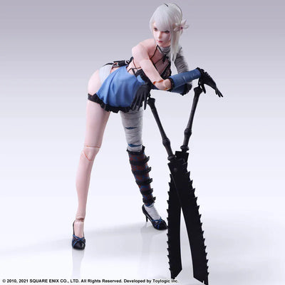 NieR Replicant ver.1.22474487139... - Kaine - Shiro no Sho - Play Arts Kai (Square Enix)ㅤ – Square Enix – ActionFigureBrasil — detalhe do produto