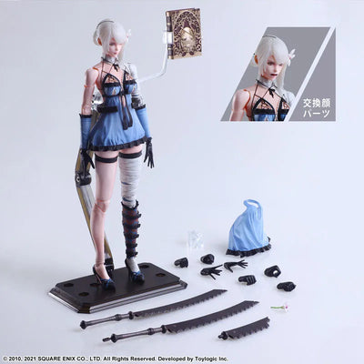 NieR Replicant ver.1.22474487139... - Kaine - Shiro no Sho - Play Arts Kai (Square Enix)ㅤ – Square Enix – ActionFigureBrasil — ambientada