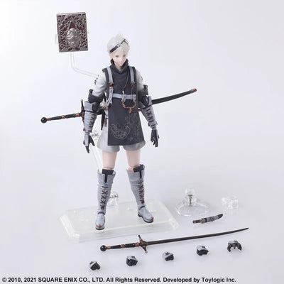 NieR Replicant ver.1.22474487139... - Nier - Shiro no Sho - Bring Arts - Shounen (Square Enix)ㅤ – Square Enix – ActionFigureBrasil — ângulo diferente