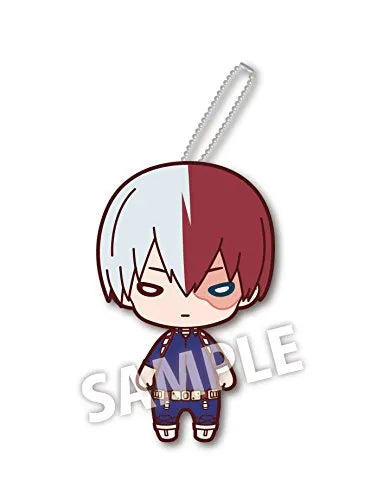 Nitotan - Boku no Hero Academia - Plush with Ball Chain Todoroki Shoto (New Costume Ver.)ㅤ – Takara Tomy Arts – ActionFigureBrasil — ângulo diferente