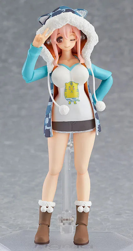 Nitro Super Sonic - Sonico - Figma #169 - Tiger Parka ver. (Max Factory)ㅤ – Max Factory – ActionFigureBrasil