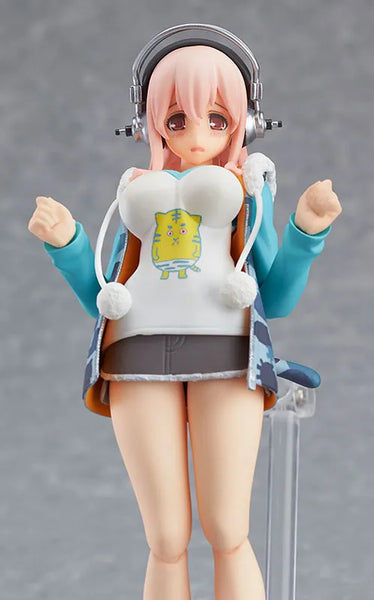 Nitro Super Sonic - Sonico - Figma #169 - Tiger Parka ver. (Max Factory)ㅤ – Max Factory – ActionFigureBrasil — embalagem