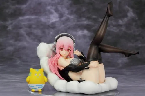 Nitro Super Sonic - Sonico - Voice Collection - 1/7 - Bikini & Sofa ver., Black ver. (Griffon Enterprises)ㅤ – Griffon Enterprises – ActionFigureBrasil