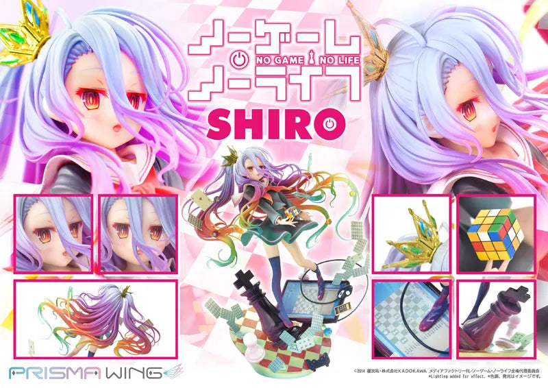 No Game No Life - Shiro - Prisma Wing PWNGNL-01P - 1/7 (Prime 1 Studio)ㅤ – Prime 1 Studio – ActionFigureBrasil