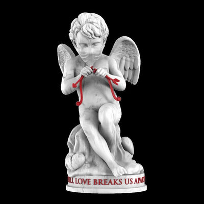 No More Amore by Abell Octovan 11 Inch Polystone Statueㅤ – Mighty Jaxx – ActionFigureBrasil — ângulo diferente