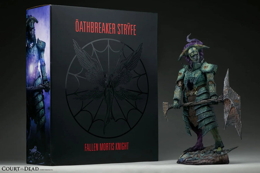 Oathbreaker Strÿfe: Fallen Mortis Knight - LIMITED EDITION: 500 – Sideshow Collectibles – ActionFigure Brasil