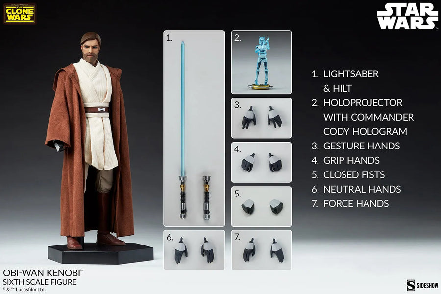Obi-Wan Kenobi - LIMITED EDITION – Sideshow Collectibles – ActionFigure Brasil