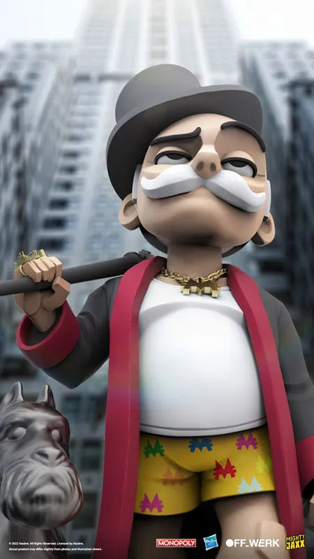 OFF_WERK/ Mr. Monopoly 6.5 Inch Vinyl Art Statueㅤ – Mighty Jaxx – ActionFigureBrasil