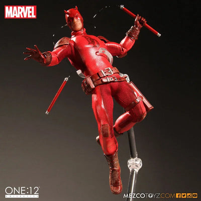 ONE:12 Collectible "Daredevil" Daredevil 1/12 Action Figureㅤ – Mezco – ActionFigureBrasil