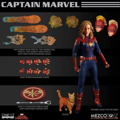 ONE:12 Collective / Captain Marvel: Captain Marvel 1/12 Action Figureㅤ – Mezco – ActionFigureBrasil