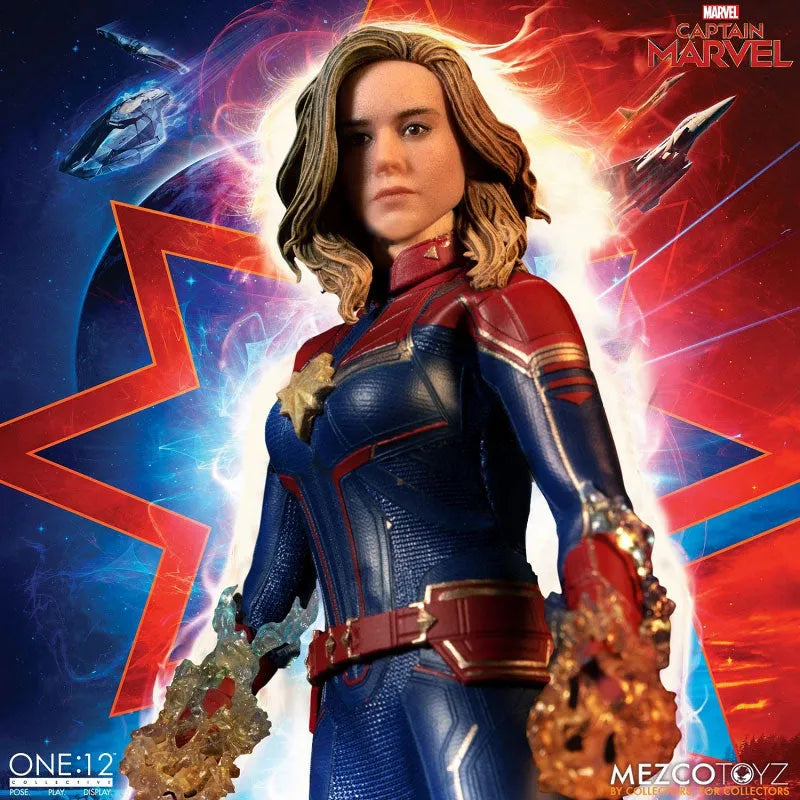 ONE:12 Collective / Captain Marvel: Captain Marvel 1/12 Action Figureㅤ – Mezco – ActionFigureBrasil
